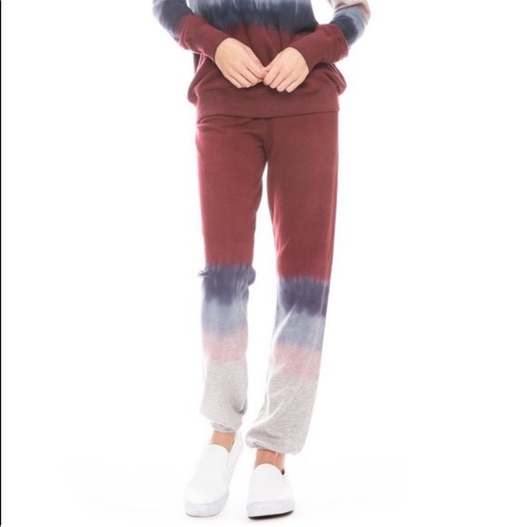 Anthropologie Sundry Gradient Tie Dye Joggers - Picture 2 of 6
